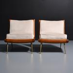 Pair of T.H. Robsjohn-Gibbings Slipper Lounge Chairs